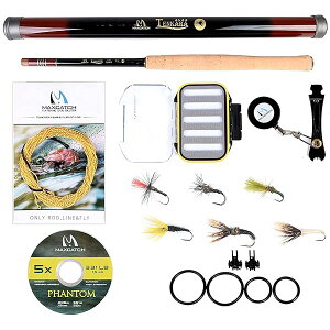 Maxcatch Tenkara rod eJbh k tCtBbVObhLk J[{`[uTCYi10/11/12/13ftj (ȒPeJtBbVOZbg, gvY[:8'3"/9'6"/10'6")