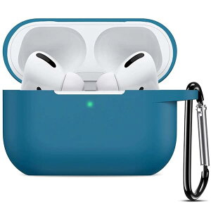 【2024強化版】 for AirPods Pro 2 ケース TPU素材 AirPods Pro 2 用 ケース ワイヤレス充電可能 軽量 キズ防止 スリム 耐衝撃 防水 防塵 紛失防止 柔らかい AirPods Pro2用 保護カーバ ブルー