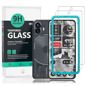 IBYWIND ガラスフィルム Nothing Phone (2) 5G（6.7インチ）用スクリーンプロテクター 強化ガラス2枚 [指紋読み取り 取り付け簡単]