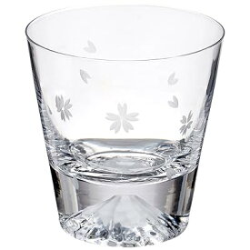 タジマガラス(Tajimaglass) 田島硝子 ガラス 富士山 ロックグラス 桜富士 TG16-015-RS (桜風呂敷包み)