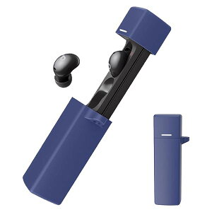 Anker Soundcore A30I 用 ケース カバー シリコン保護ケース充電便利 全面保護紛失防止滑り止め 軽量キズ防止 スリム 薄型 旅行 耐衝撃 防塵-ブルー