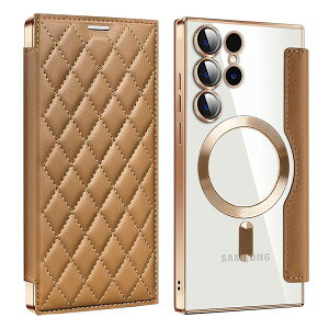 Galaxy S25 Ultra p P[X 蒠^ MagsafeΉ NA w  LeBO PUU[ X}zP[X J[h[  ؍ lCz^ Jo[ y Samsung MNV[ S25 Ultra p 