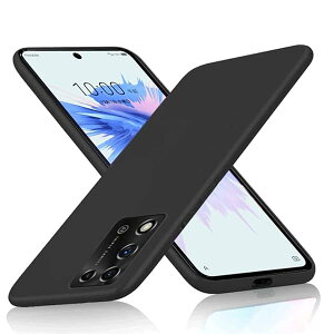 Libero 5G II ケース libero 5g iiケース Y!mobile A103ZT スマホケース libero5g2 カバー Y!mobile リベロ5g 2世代対応 ワイモバイル カバー シリコン 薄型 耐衝撃-ブラック