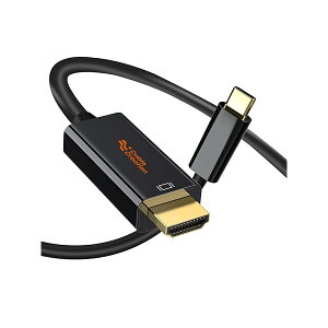 USB C HDMI P[u, 4K HDMI P[u X}zƃer qP[u Thunderbolt 3 Ή Android MacBook Air MacBook Pro iPad Pro Ή (ӁFXperiaV[YɔΉ