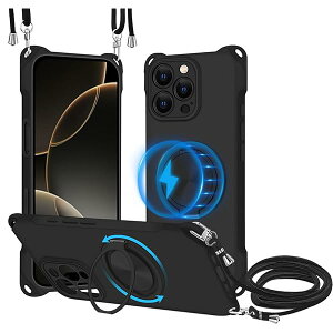 iPhone 16 Pro Max p P[X MagSafeΉ O X^h 360x]ł p CX[d lbN V_[ ق16 pro max Jo[ | | ΂߂ Rt ؍ ϏՌ ČRMILKi