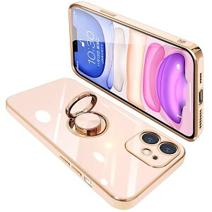 iPhone11 P[X Ot ACtH11 O Jo[ ϏՌ TPU bLH 360°] X^h@\ ԍڃz_[ Xgbvz[t 6.1C`isNj