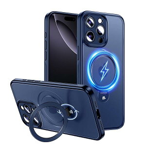 iPhone 16 Pro Max P[X ϏՌ MagSafeΉ CX[d X^ht 360°] ~ phone16 Pro Max P[X  Jی TPU Yɂ zRtɂ X}zP[X iphon