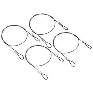 PATIKIL 40 cm SZLeBP[uC[ 4 XeX| 40 cm x 1.5 mm Ɩ[v _u[vt DJƖ וbNp