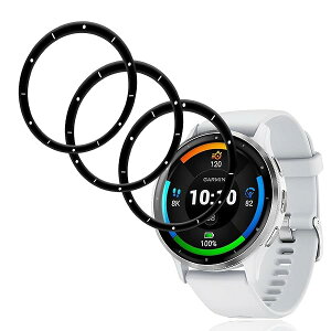 用 Garmin Venu 3 フィルム (3枚) ガラスフィルム PET複合材 炭素繊維 用 ガーミン Venu 3 1.4インチ 液晶保護フィルム カバー キズ防止 耐衝撃 飛散防止 24時間自動修復技術 全面保護 3D曲面 高透過