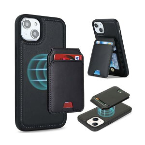 iPhone 15 P[X ACtH15 P[X MagSafe Ή iphone15 P[X }OZ[t ϏՌ U[ wʃJ[h[  CX[dΉ(ACtH15/ӂ15/phone15/ACz15 6.1C`