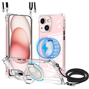 iPhone 15 p P[X NA MagSafeΉ O X^h 360x]ł p CX[d lbN V_[ ق 15 Jo[ | | ΂߂ Rt ؍ ϏՌ ČRMILKi擾 X