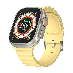 コンパチブル Apple Watch バンド 49mm 46mm 45mm 44mm 42mm ソフトシリコンバンド 通気 防汗 スポーツシリコンストラップリストバンド交換バンドリストバンド 長さ調整可能 対応 Apple Watch series