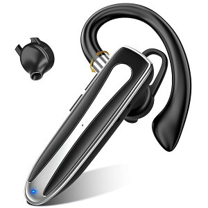 業界革新カナル型 ヘッドセット bluetooth ヘッドセット イヤホン 片耳 Bluetoothイヤホン 耳掛け式 片耳イヤホン 最大16時間連続使用 左右耳兼用 ハンズフリー通話可 マイク内蔵 SIRI/ミュート機