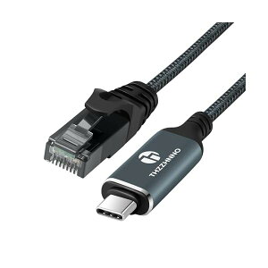 USB-C LANA_v^[ P[u 1MALLANϊA_v^[ Type-C to RJ45 MKrbgC[TlbgP[u ڐڑ Thunderbolt 3/4 MacBook ProAiPhone 15V[YAGalaxy S24