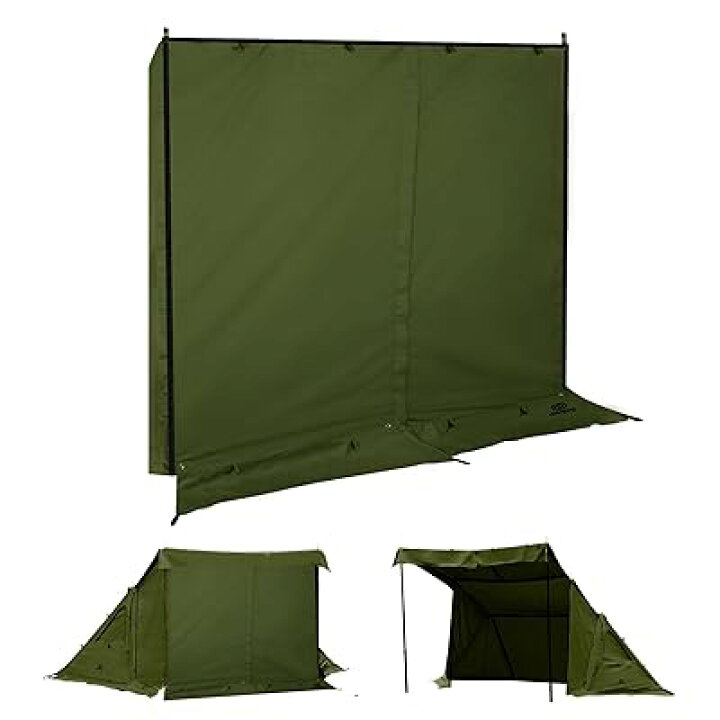 楽天市場】GOGlamping G・G PUP 2.0パップテント専用 前幕tc 1人用 炎 