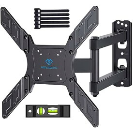 壁掛けテレビ金具 ディスプレイアーム 26～60インチ対応 アーム式 耐荷重45kg tv壁掛け金具 テレビかべかけ金具 前後＆左右&上下多角度調節 VESA400x400mm