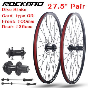 【海外発送】マウンテンロードバイクホイールセット 24 26 27.5 インチ MTB 部品ディスクブレーキ二層アルミ合金 26er 700C 2 ベアリングハブ自転車ホイール
