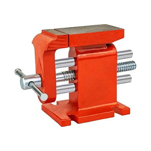 (R) 万力 ベンチバイス 360度回転 作業台 エンジニア アンヴィルバイス 回転 加工 固定 接着 強力 卓上 テーブル 締め 工具 DIY リードバイス (1.5'')