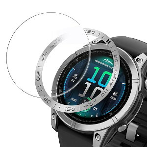 for Garmin Fenix 8 x[OA t[ یJo[ ϏՌ h~ ϏՌ x[ Garmin Fenix 8 47mm,51mX}[gEHb`p (Vo[, 47mm)