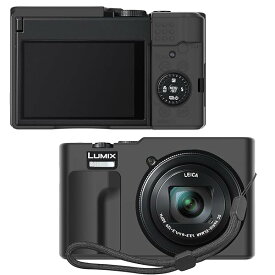For LUMIX DC-TZ99 ケース 保護カバー シリコンケース 傷つきにくい 柔らかなシリカゲルのスポーツクールなデザイン 衝撃 吸収 スリム ソフト ケースカバー 落下防止保護(ブラック)