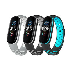 �R���p�`�u�� Xiaomi Mi Band 5/Mi Band 6 �o���h �����o���h �ʋC�� �V���R�� �X�|�[�c�o���h �Ή� Xiaomi Mi band 5/6 (��/�O���[+��/��+�O���[/��)
