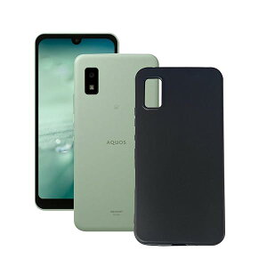 �Ή�AQUOS Wish2 SH-M20 A104SH A204SH SH-51C�P�[�X�y �u���b�N TPU �z�ČRMIL�K�i�ϏՌ����^ �y�� �C�菝