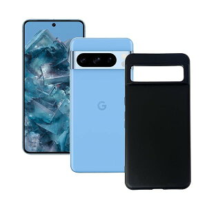 対応Google Pixel 8 Pro ケース【 ブラック TPU 】米軍MIL規格耐衝撃薄型 軽量 擦り傷防止 落下防止