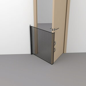 ペットゲートフェンス犬猫フェンス屋内自動格納式階段通路隔離メッシュパンチなしセーフティネットフェンス