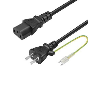 AC�d���P�[�u�� �d���R�[�h 2m (PSE�K�i�i) �p���[�R�[�h �ϊ� 3P-2P 3�s���\�P�b�g(���X)��2�s���v���O(�I�X) (�A�[�X���t��) ���������c�F3×0.75 mm2 ��i7A-125V