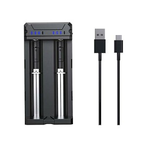 FC2 18650`ECI[d 1.2V P3`EP4`[dr 3.6V/3.7V 10400/14500/21700/26650obeΉ 0.5A/1A/2A[dd͎蓮Œ\