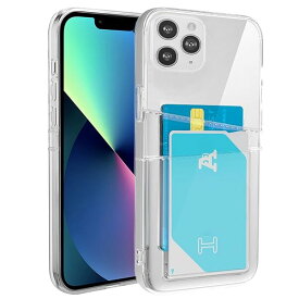 iPhone 11 pro ケース クリア ストラップ 同梱 適用 iPhone11pro スマホケース 透明 カード収納 アイフォン11プロ カードケース 背面収納 2枚 アイフォン 11 プロ カバー カード iphone11proケース iph