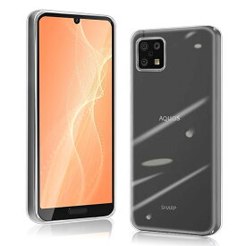 AQUOS sense4 ケース AQUOS sense5G ケース クリア SH-41A SH-53A SH-M15 SH-M17 SHG03 耐衝撃 カバー アクオス sense4 ケース スマホケース ストラップホール付き 衝撃吸収 軽量 薄型