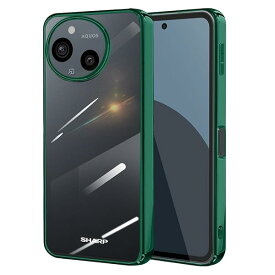 AQUOS wish ケース クリア AQUOS wish2 ケース SH-51C SHG06 A204SH A103SH SH-M20 耐衝撃 カバー アクオス wish2 ケース メッキ加工 スマホケース ストラップホール付き 衝撃吸収 軽量 薄