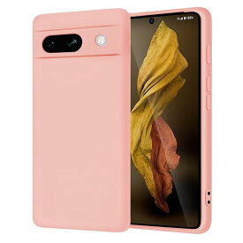 Google Pixel7a ケース シリコン 耐衝撃 カバー グーグル ピクセル 7a ケース ストラップホール付き シリコーン スマホケース マット質感 持ちやすい 衝撃吸収 すり傷防止 柔軟 軽量 薄型 携帯ケース （ピンク）