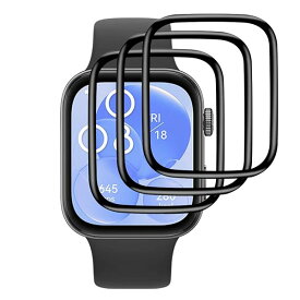 【3枚セット】 対応 HUAWEI Watch Fit3 フィルム 3枚 PET複合材 炭素繊維 高透過率 対応 HUAWEI WATCH FIT