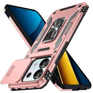 Redmi Note 13 Pro 5G / Xiaomi Poco X6 5G �p �P�[�X �����O �ϏՌ� �ԍڃz���_�[�Ή� �J�����ی� ���h�~