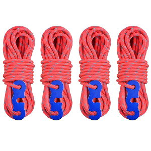 �K�C�h���[�v ���ˍޓ��� 3mm 4mx4 �p���R�[�h �e���g���[�v �e���g/�^�[�v�p ���[�v �K�C��