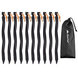 �y�O 10�{ �؂� �y�� �\���b�h�X�e�[�N 25cm �^�[�v���i �e���g�y�O ���[�ܕt�� �L�����v �o�R