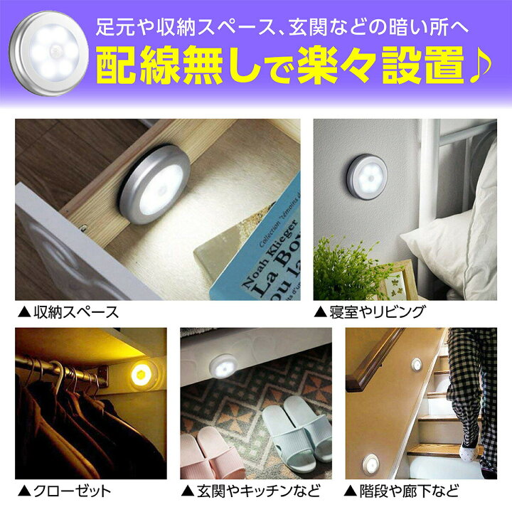 楽天市場】【自動点灯で便利！災害・停電対策にも！】 センサーライト 