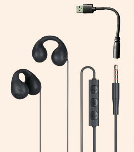 �L���C���z�� ����Ȃ��I�[�v���C���[�^ �y�}�C�N�t���z �C���[�J�t�^ 3.5mm�W���b�N USB Type-C�Ή� �����ӂ����Ȃ� �I�����C����c PC�p