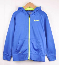 NIKE ナイキ Therma-FIT サーマフィット フルジップ マイクロファイバー パーカ ブルー レディースS相当【中古】■