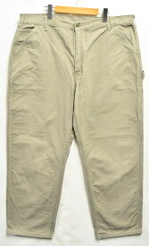 【ビッグサイズ】Carhartt カーハート コットン ダック地 ペインターパンツ ワークパンツ ベージュ系カーキ W42【中古】■