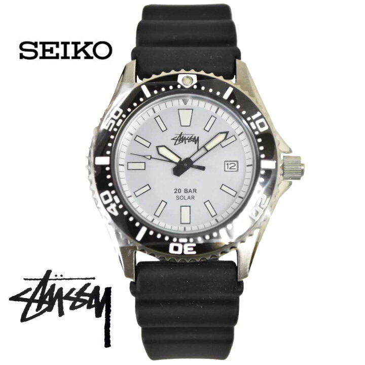 楽天市場】【新古品・未使用品】2010年発売 STUSSY×SEIKO ステューシー 