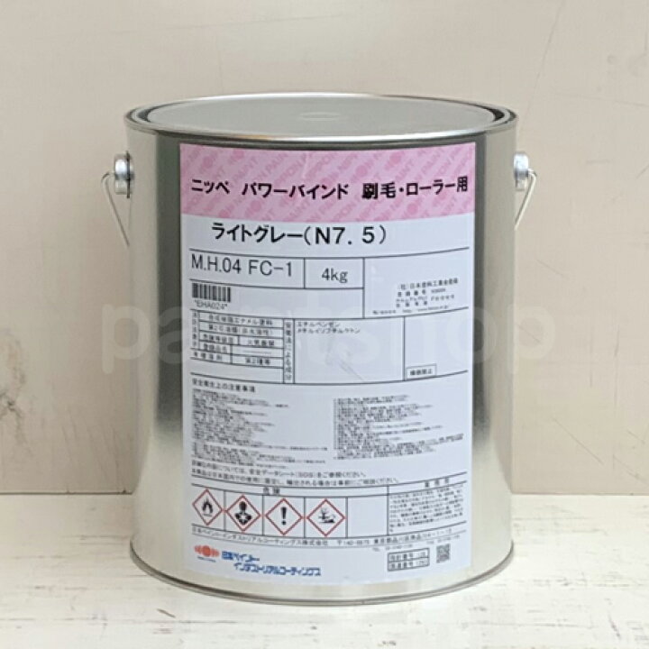 楽天市場】ニッペ パワーバインド 刷毛・ローラー用 4kg 色：ライト 