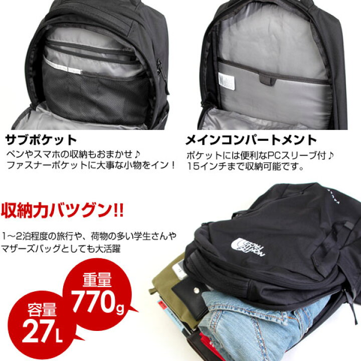 楽天市場】【送料無料】ノースフェイス VAULT 27L ボルト ヴォルト 