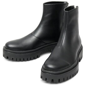 【送料無料】グラベラ メンズ ブーツ バックジップ 歩きやすい 疲れにくい ブラック 黒 glbb-276 PLATFORM SOLE BACK ZIP BOOTS