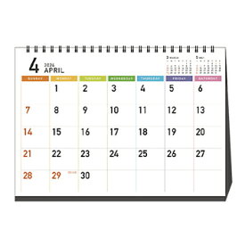 【お買い得品】アートプリントジャパン2024年3月から使える！4月始まりカレンダー DAYSTATION カラーA5 卓上 1000131552