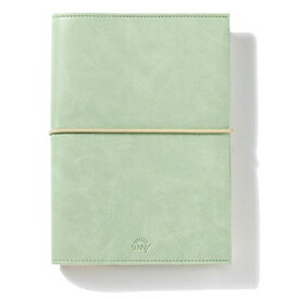 【お買い得品】いろは出版 2024年4月始まり手帳 SUNNY SCHEDULE BOOK フリーデイリー スタンダードカバーB6 sagegreen LSD-38