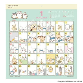 【お買い得品】アートプリントジャパン 2026年版カレンダー コミックデザイン ちいかわ A.P.J. 1000137019