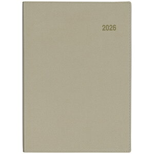 【お買い得品】博文館新社 2026年版(1月始まり) カジュアル手帳 SD-21 Indexプランナー A5 見開き1ヵ月ブロック日曜始 ベージュ 791